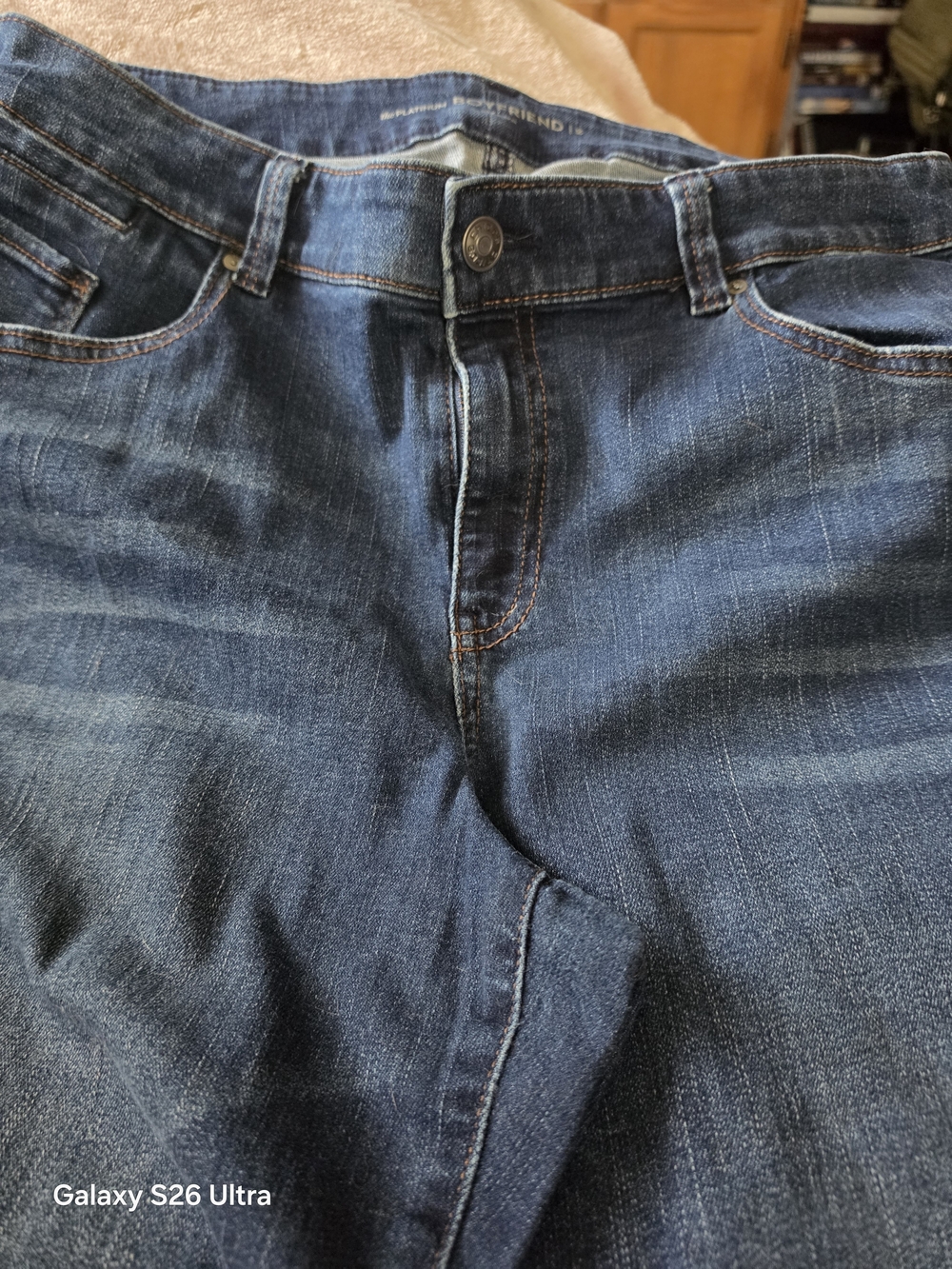 Womens Chico Blue Denim Jeans - Classic Straight Fit